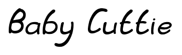 Baby Cuttie font